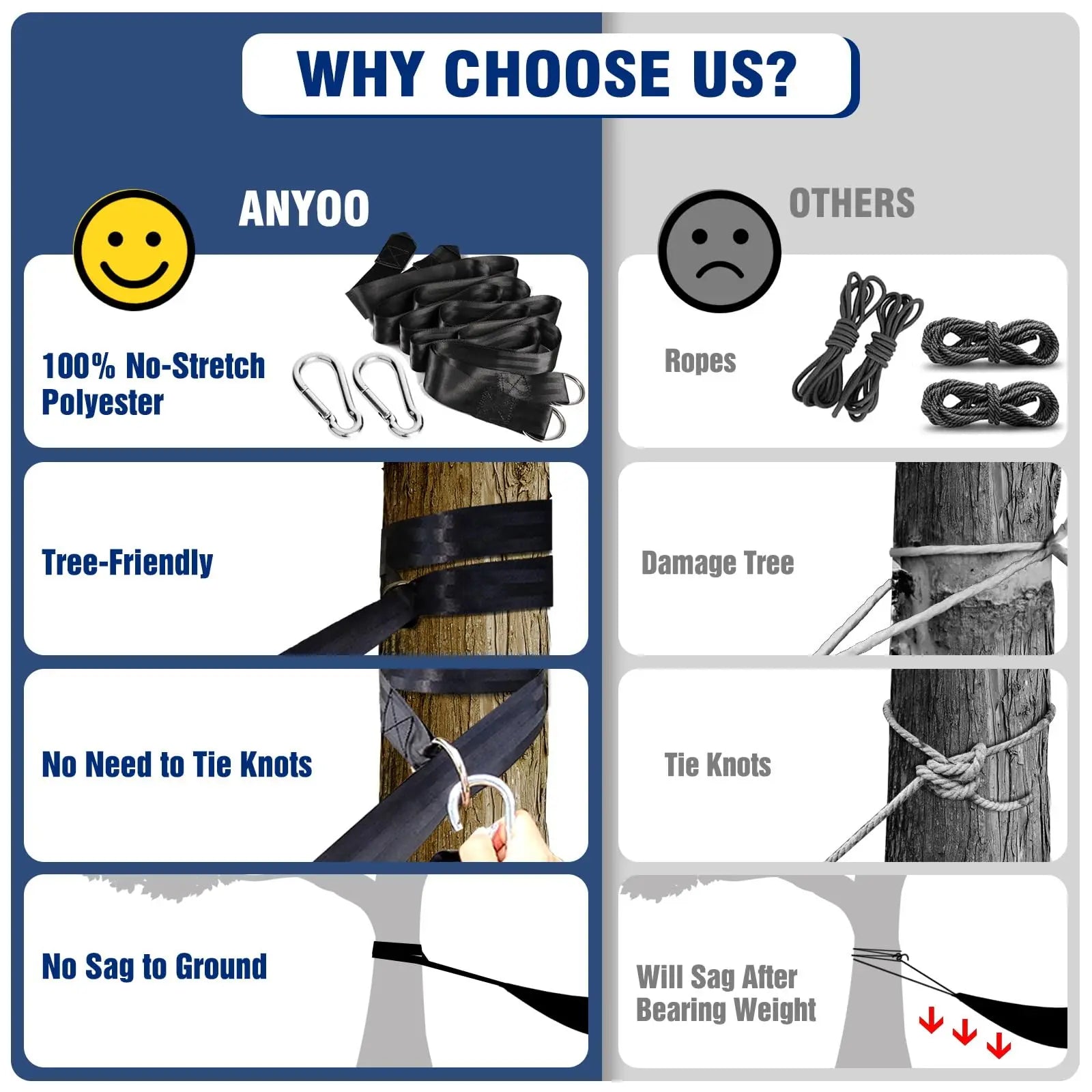 KTX-257363 Portable Hammock for Camping - Durable Single/Double Parachute Design for Outdoor Travel