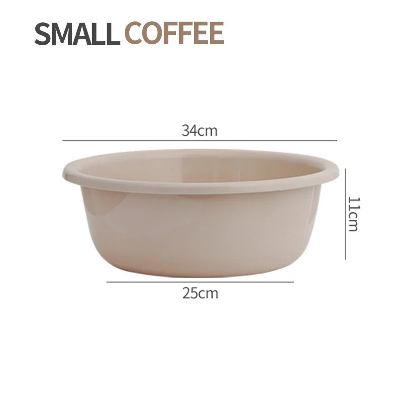 KTX-857939 Round PP Plastic Bucket with Lid for Bathroom and Washroom Use