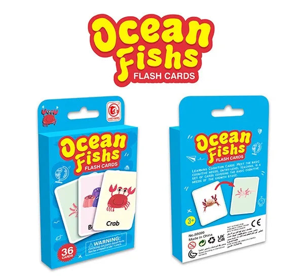 KTX-905619 Early Learning Math Educational Cards - 36 Piece Set for Kids