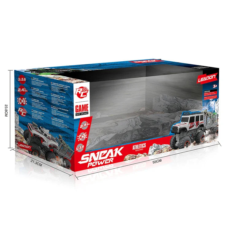 KTX-507795 6WD 2.4G 1:16 Remote Control Off-Road Monster Truck - Indoor and Outdoor Use