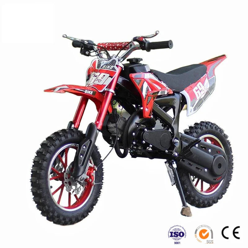 KTX-041043 50cc Off-Road Kids Mini Motorcycle - 40km/h Gasoline Dirt Bike with Disc Brakes