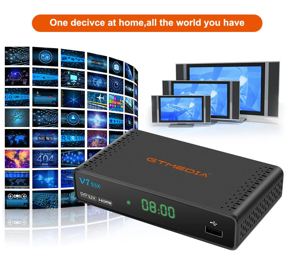 KTX-368659 GTmedia V7S5X Satellite Receiver with Advanced Features and High Compatibility