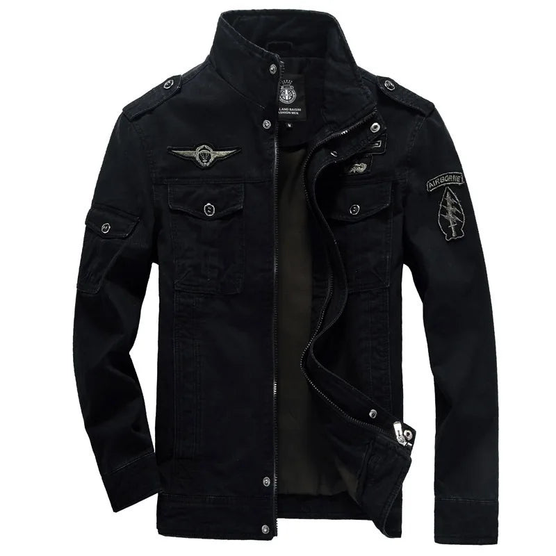 KTX-931347 Men's Winter Jacket Thick Outdoor Clothing Sports Moto Jacket With Zipper Closure Men's Coats