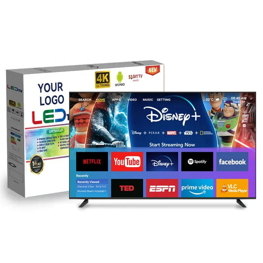 KTX-680531 Smart Android LED TV - Available in 19 to 50-Inch Sizes, 4K UHD, HDR Support, Wi-Fi & Bluetooth Connectivity