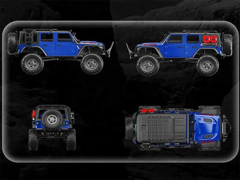 KTX-141523 1:10 Scale Off-Road RC Monster Truck with 4WD, 2.4GHz Remote Control, LED Lights, and 18km/h Speed