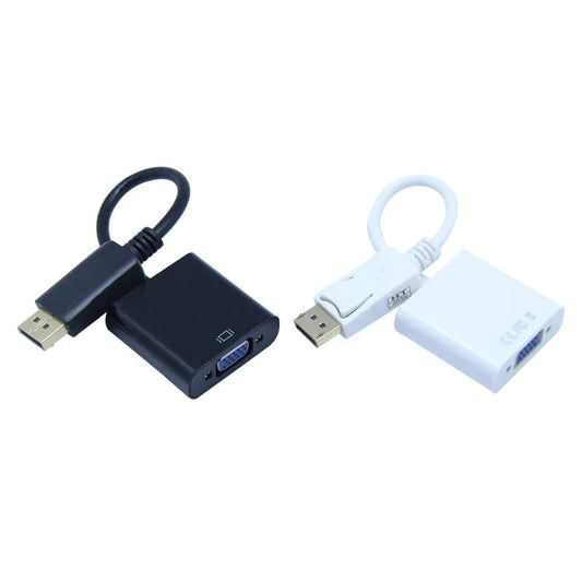 KTX-796947 DisplayPort to VGA Adapter Cable for Projectors and Laptops - DP Male to VGA Female Converter