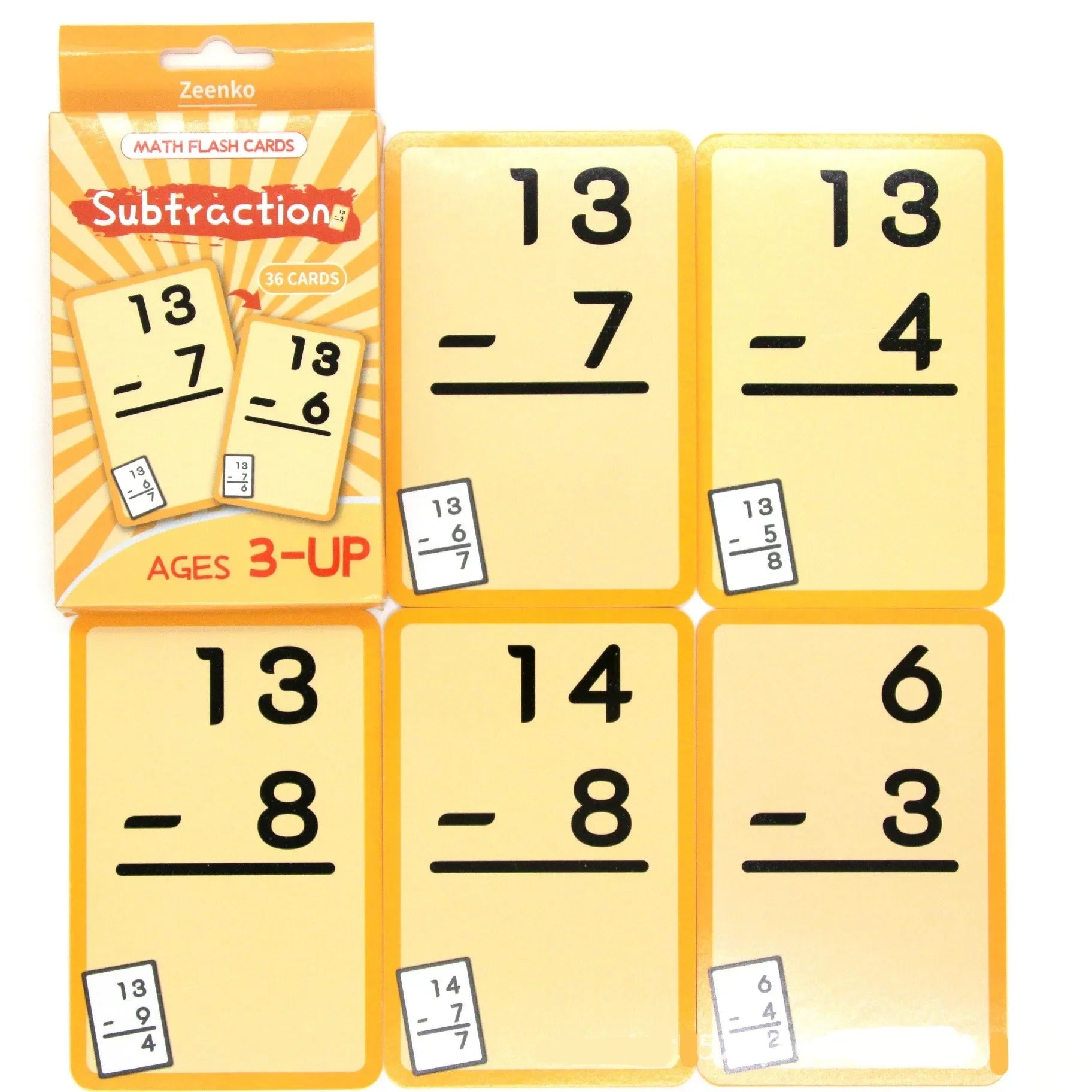 KTX-542483 Early Education Colour Flash Cards for Infant Cognitive Development and English Vocabulary Skills