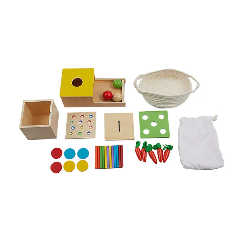 KTX-218259 Montessori Wooden Shape Puzzles for Kindergarten Learning and Development