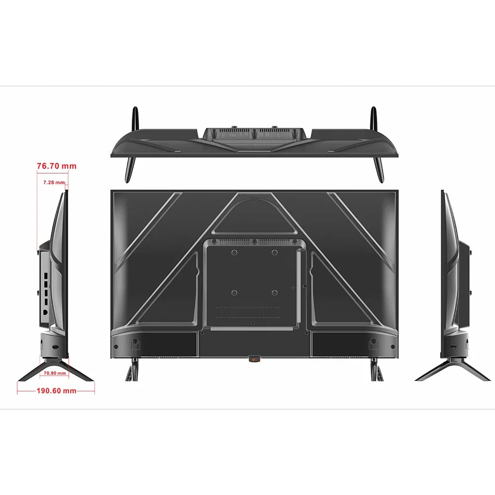KTX-451155 Smart LED TV 32" to 70" with 4K Ultra HD and Full HD Resolution