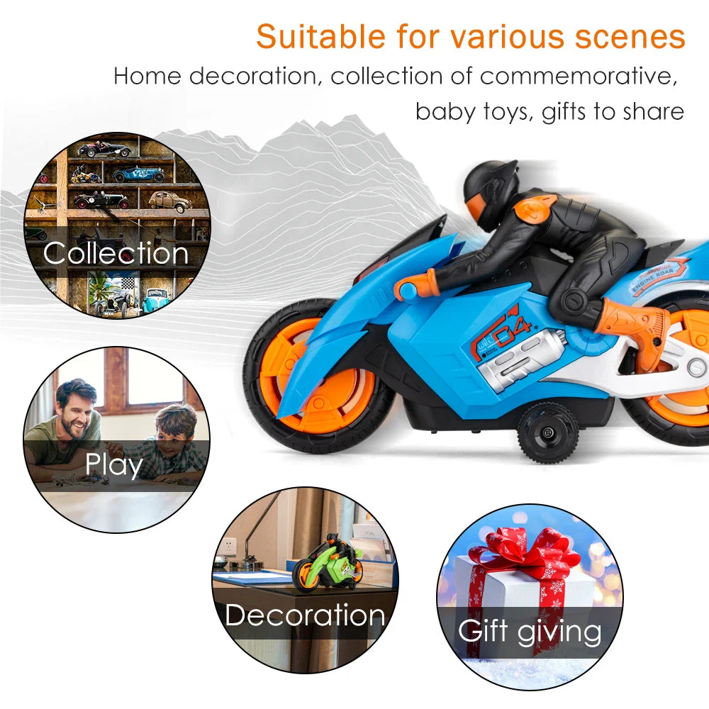 KTX-885203 Remote Control Mini Electric Motorcycle with Music and Lights for Kids Ages 3 and Up