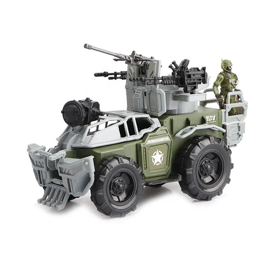 KTX-769939 Military Action Play Set Toy for Boys Ages 4-12, Includes Soldier Accessories, Plastic, In-Stock