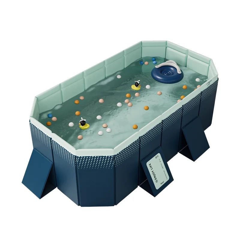 KTX-503699 Large Portable PVC Above Ground Swimming Pool for Outdoor and Children’s Use