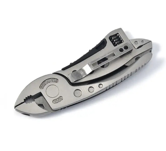KTX-607763 Custom Logo 8-in-1 Multi-Function Survival Wrench Tool Set for Outdoor Camping and EDC Use