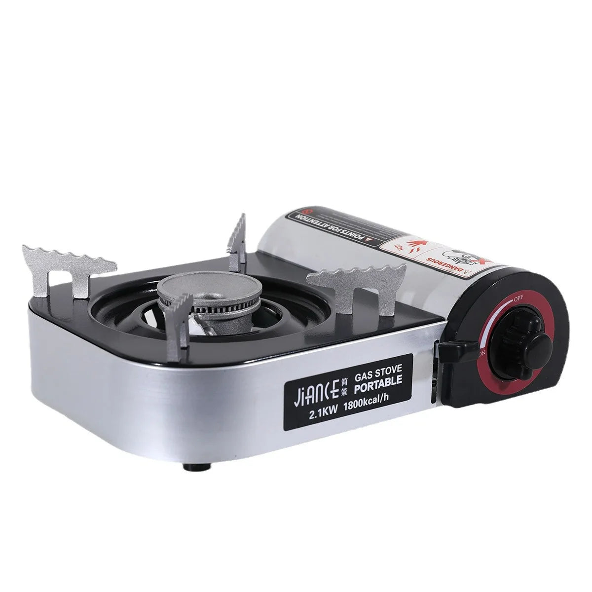 KTX-367507 Portable Mini Gas Stove for Outdoor Cooking and Campfire Grilling