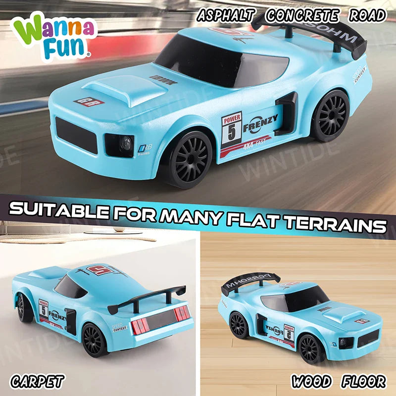 KTX-920275 1:24 High-Speed RC Drifting Stunt Racing Car with USB Charging and 50M Control Range for Indoor/Outdoor Fun