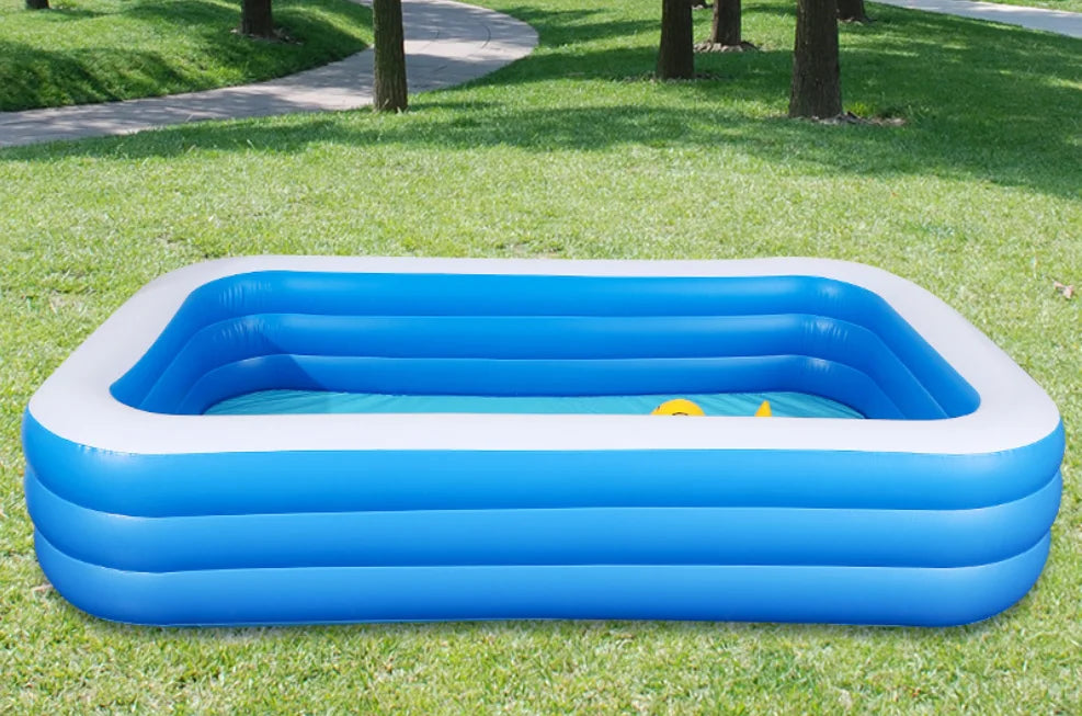 KTX-274323 Inflatable Outdoor Swimming Pool for Adults and Kids - Perfect for Garden Use