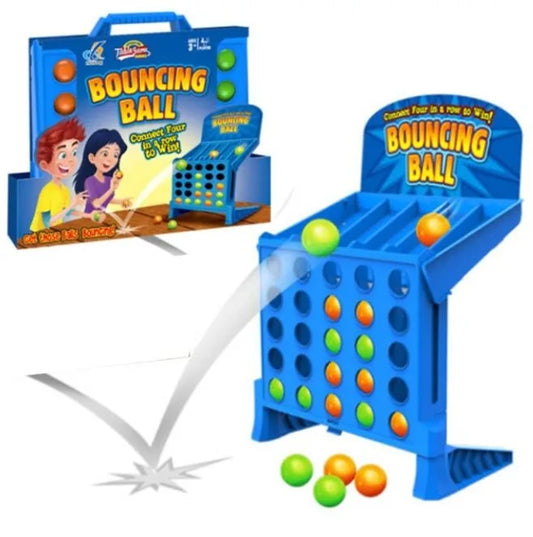 KTX-903315 Mini Bouncing Ball Linking 4 Shots Game - Educational Fun for All Ages