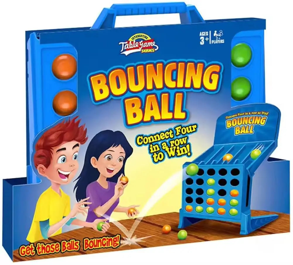 KTX-903315 Mini Bouncing Ball Linking 4 Shots Game - Educational Fun for All Ages
