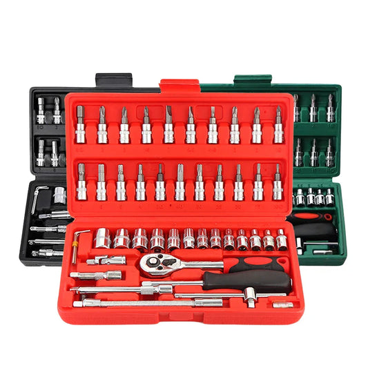 KTX-362579 Professional Hand Tool Kit in Hard Case for Automotive and Motorcycle Use