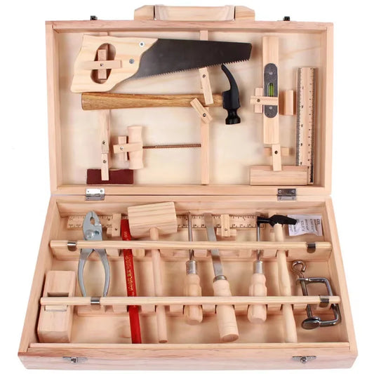 KTX-595667 Children's Wooden Home Repair Simulation Puzzle Set
