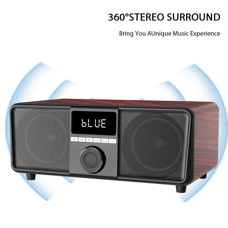 KTX-908243 Portable Dual 4 Inch Bluetooth Subwoofer Speaker with Microphone and Hi-Fi Sound for Home Theatre