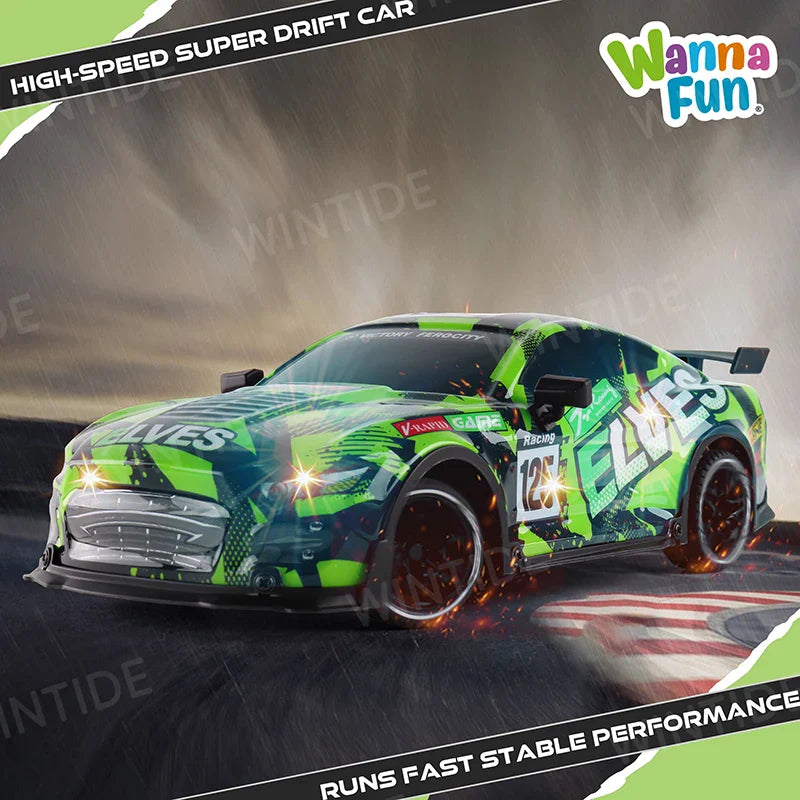 KTX-705555 1:18 Scale 27MHZ Remote Control Off-Road Car with TPR Wheels for Kids and Adults