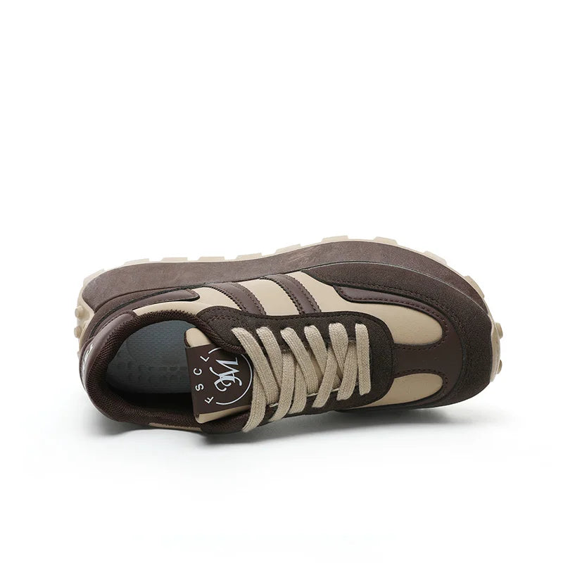 KTX-704275 New Colored Forrest Gump Shoes Women's Autumn Student Sports Running Shoes Casual Thick Sole Elevated Shoes