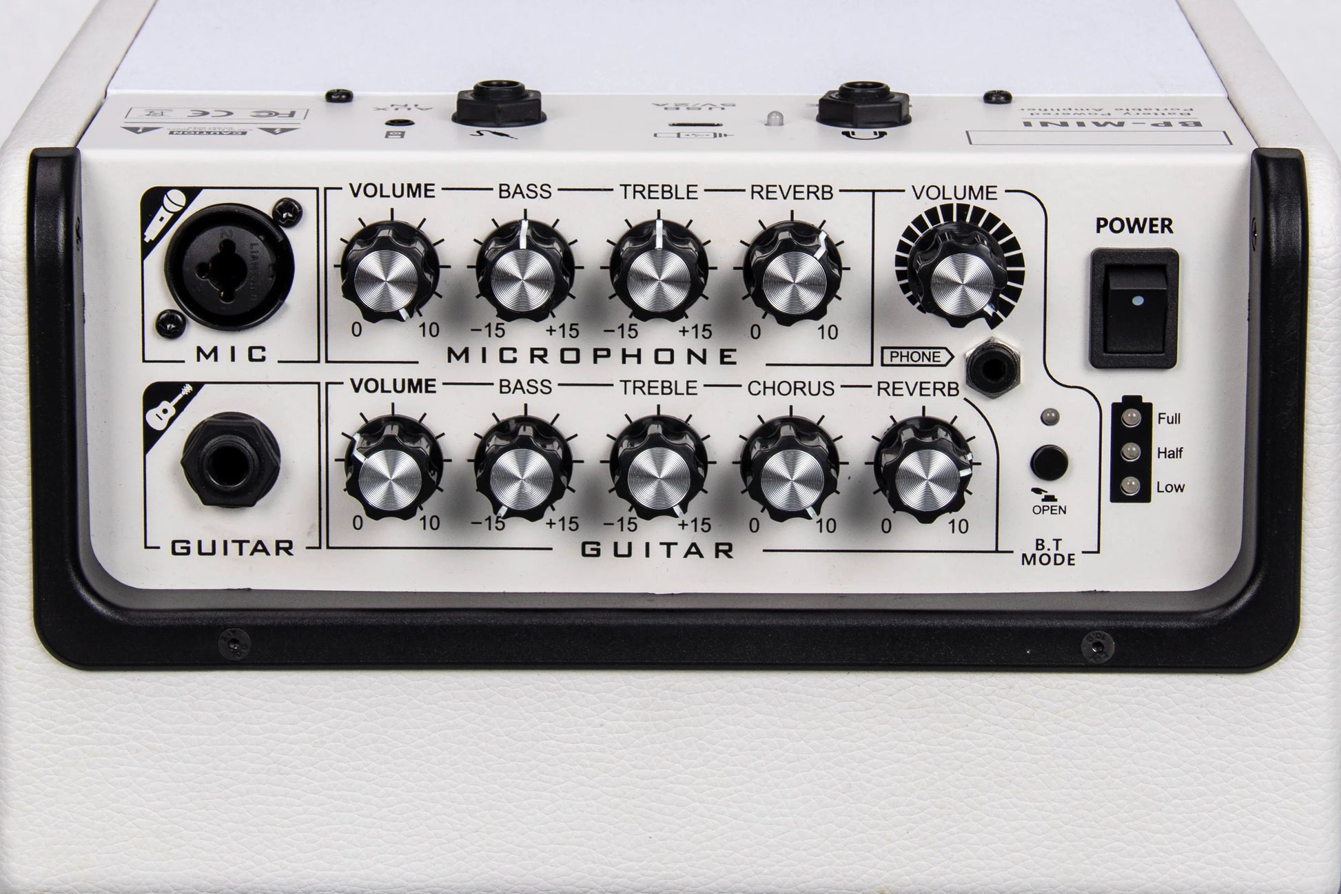 KTX-317779 30W Portable Battery-Powered Guitar Amplifier with Bluetooth and Rechargeable Battery