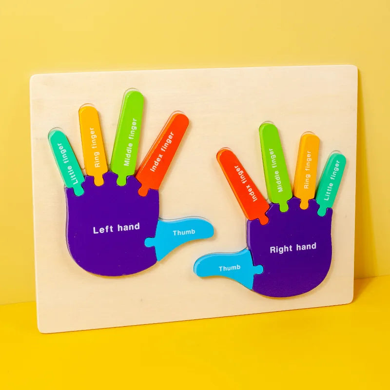 KTX-572947 Cognitive Learning Wooden Puzzle for Early Childhood Development