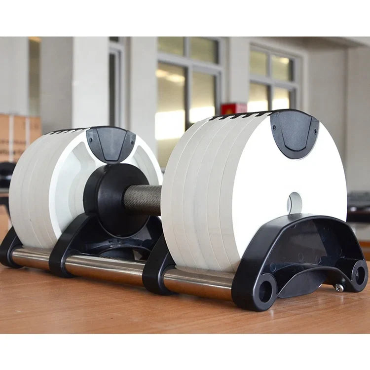 KTX-977107 Adjustable Dumbbells Set - 20kg, 32kg, 40kg - Multiple Colours, Cast Iron, Rust Resistant