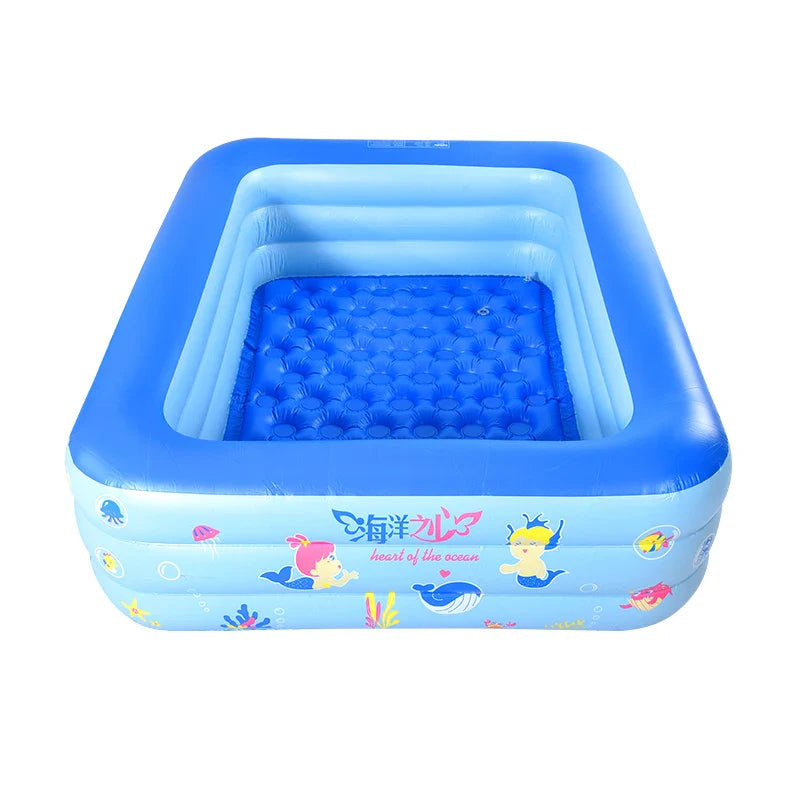 KTX-208787 Spacious Inflatable Swimming Pool for Family Fun, Indoor and Outdoor Use