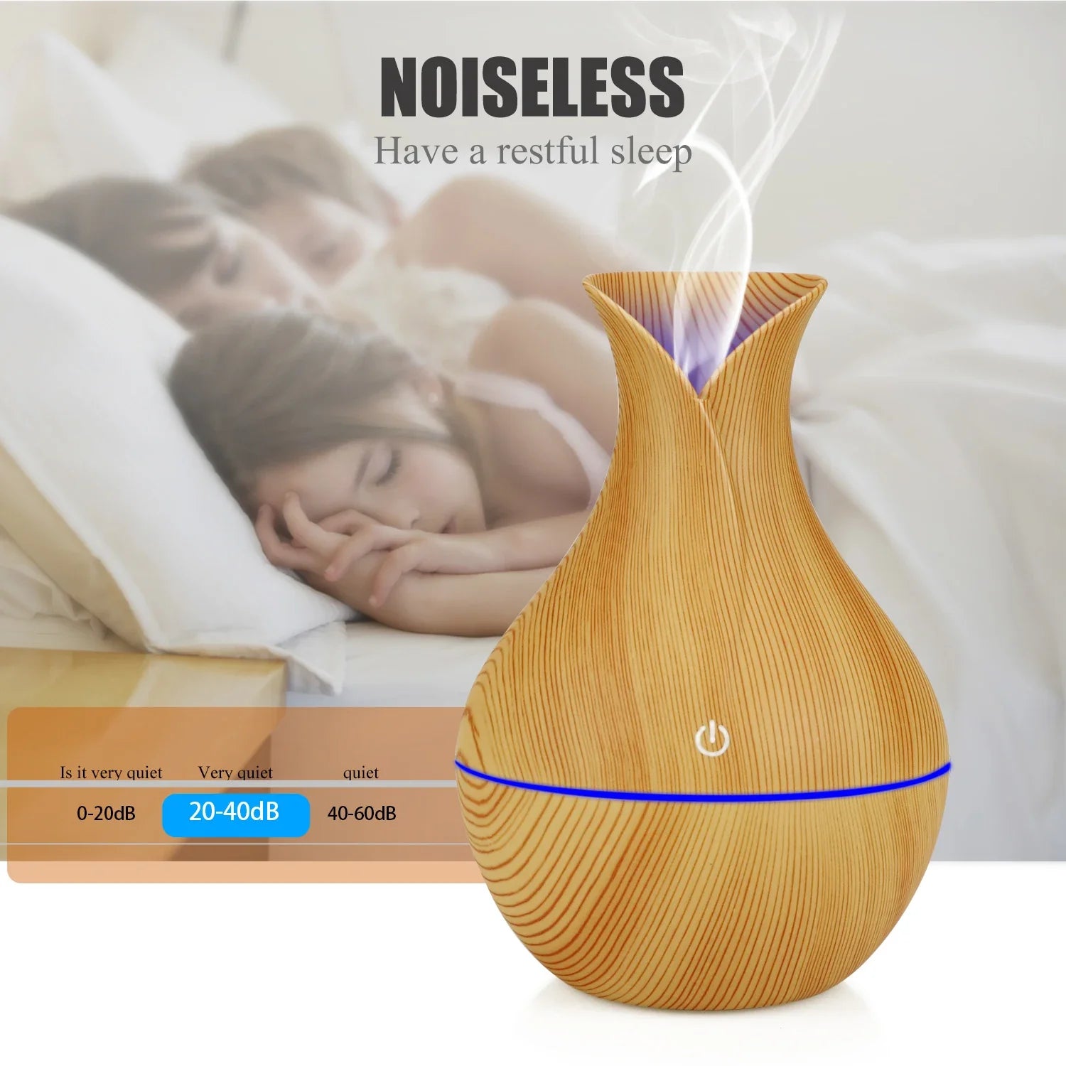 KTX-946963 Portable 130ml USB Mini Car Nebulizer Humidifier for Desk Use