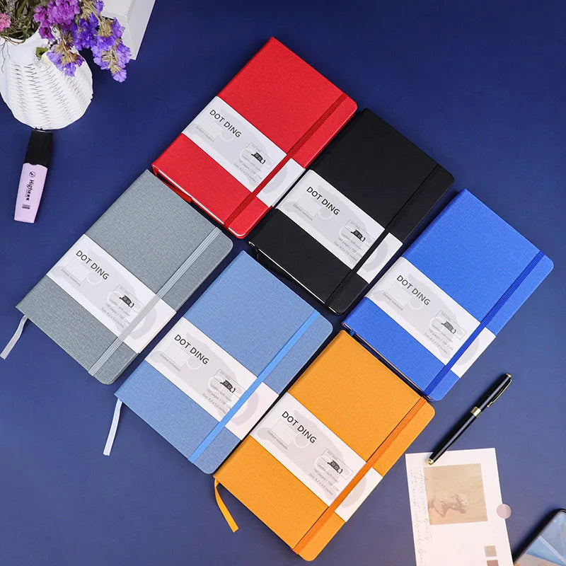 KTX-570643 A5 Hardcover PU Leather Daily Planner Journal Notebook