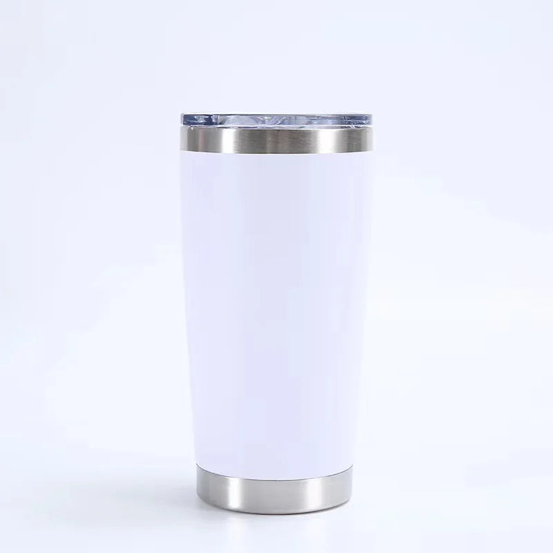 KTX-433107 Stainless Steel Double Wall Vacuum Insulated Travel Cup with Lid - Ideal for Home, Office and Car Use