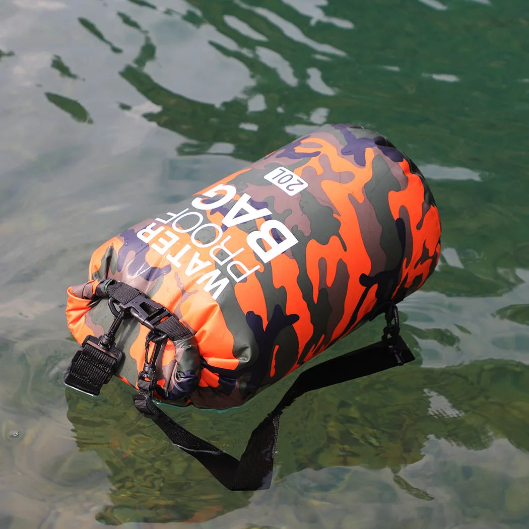 KTX-502547 Lightweight 5L Waterproof PVC Dry Bag with Shoulder Straps for Outdoor Activities