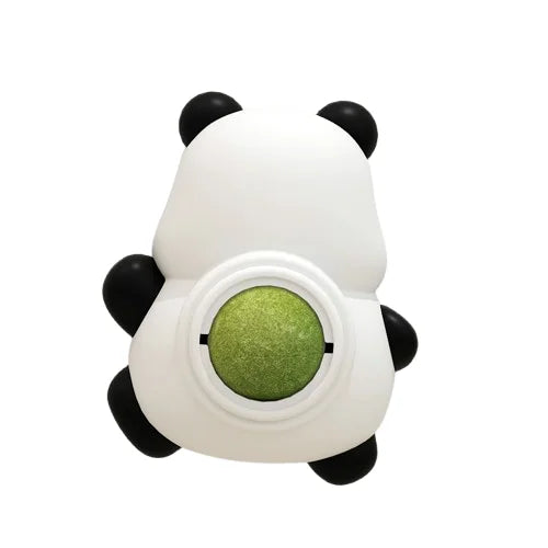 KTX-734867 Catnip Whirling Ball Toy with Catgrass for Teething and Oral Care