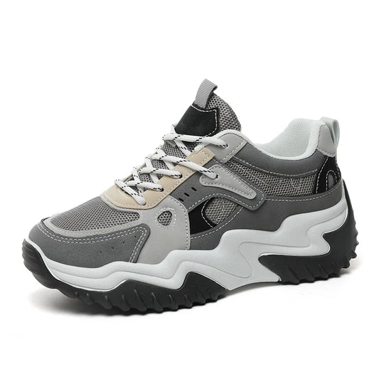 KTX-540435 SH201 New Colored Mesh Women's Board Shoes Summer Breathable Thick Sole Running Shoes Student Fashion Casual Shoes