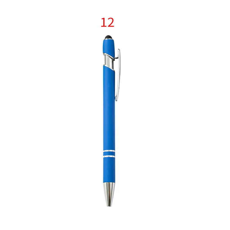 KTX-029395 Custom Multi-Coloured Metal Ballpoint Pen with Stylus for Office and School Use