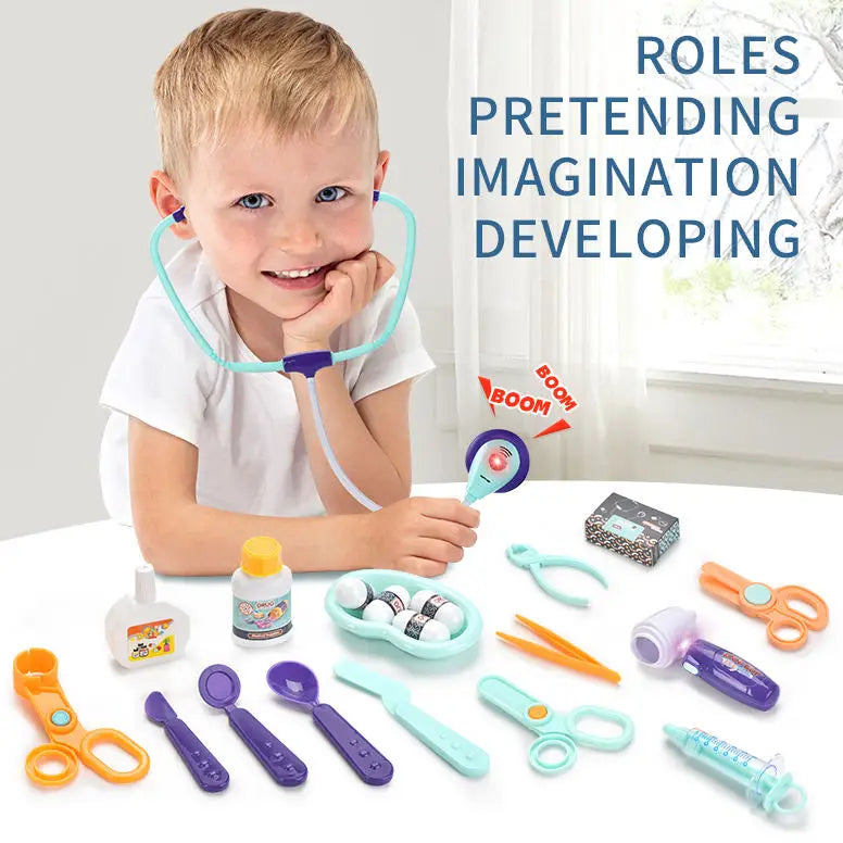 KTX-098771 Kids Doctor Role Play Medical Toy Set for Early Education - Pretend Play Doctor Kit
