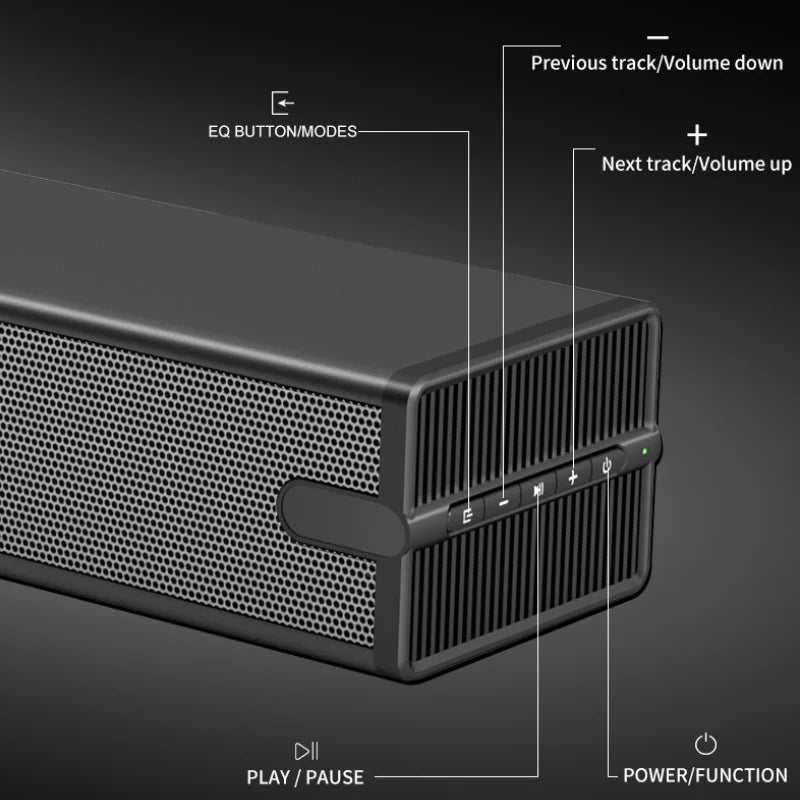 KTX-893587 Home Theater Soundbar System with Subwoofer for Enhanced TV Audio Experience