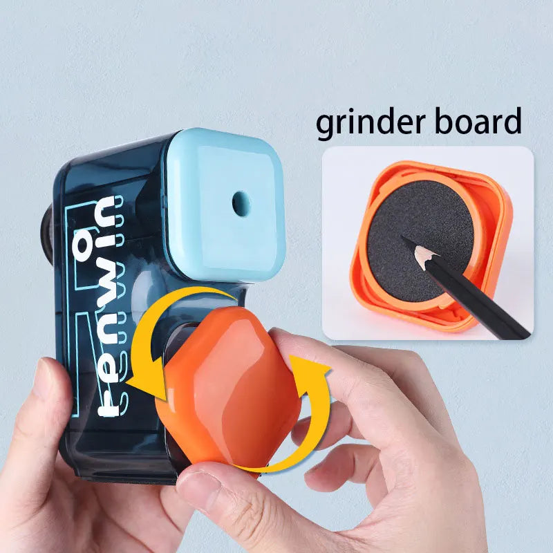 KTX-248723 Artist 6-Gear Sketching Pencil Sharpener for Colourful Carbon Pencils