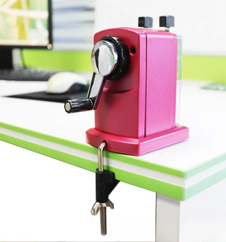 KTX-773011 Manual Metal Pencil Sharpener for Students and Children - Ideal for Primary School Use