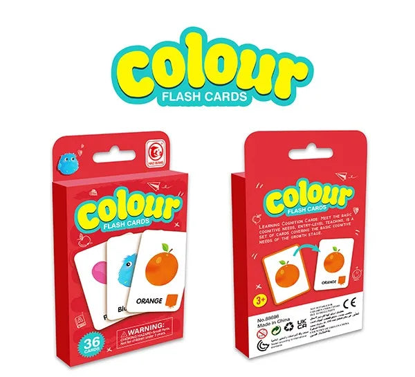 KTX-905619 Early Learning Math Educational Cards - 36 Piece Set for Kids