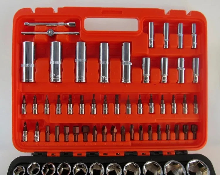 KTX-624723 108-Piece Auto Repair Tool Set with Socket Wrenches and Accessories