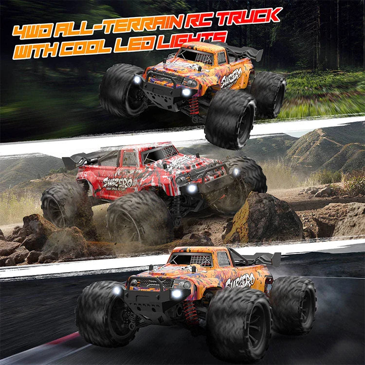 KTX-331603 Waterproof 1/16 Remote Control Racing Car - 40+ MPH, Dual Motor, 60M Range, Ready-to-Go