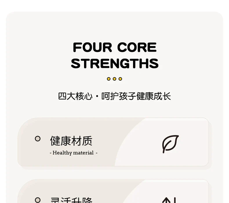 KTX-038035 Height Adjustable Ergonomic Study Desk and Chair Set for Children