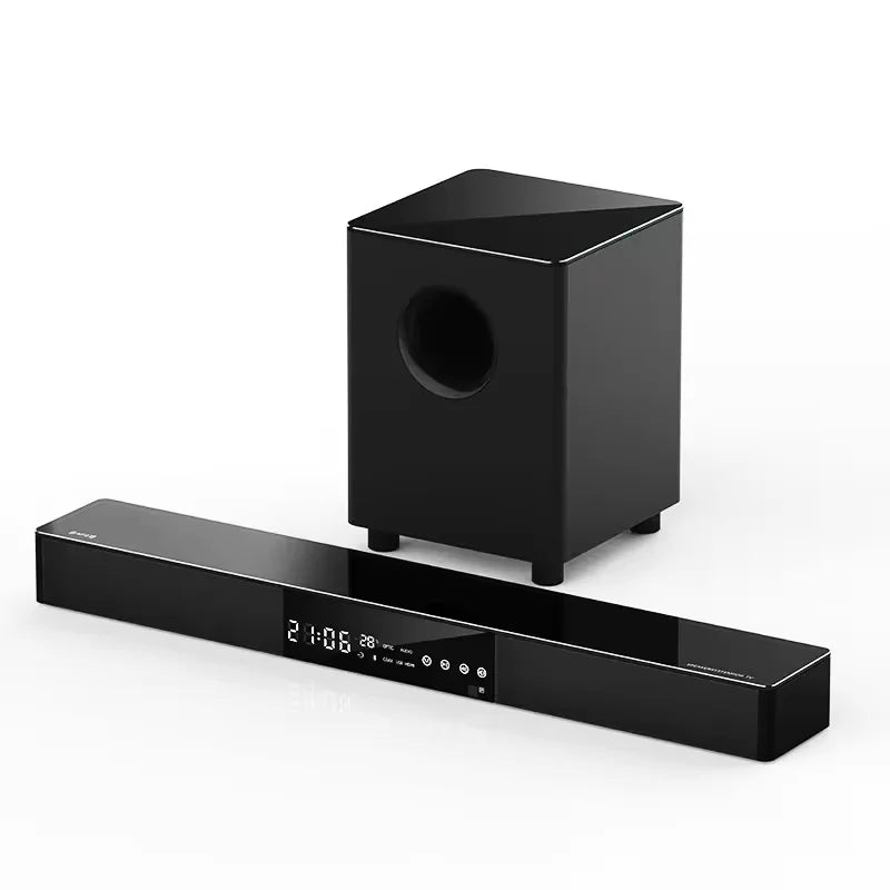 KTX-369299 120W 2.1CH Stereo Sound Bar with Subwoofer and 3D Surround Sound for TV