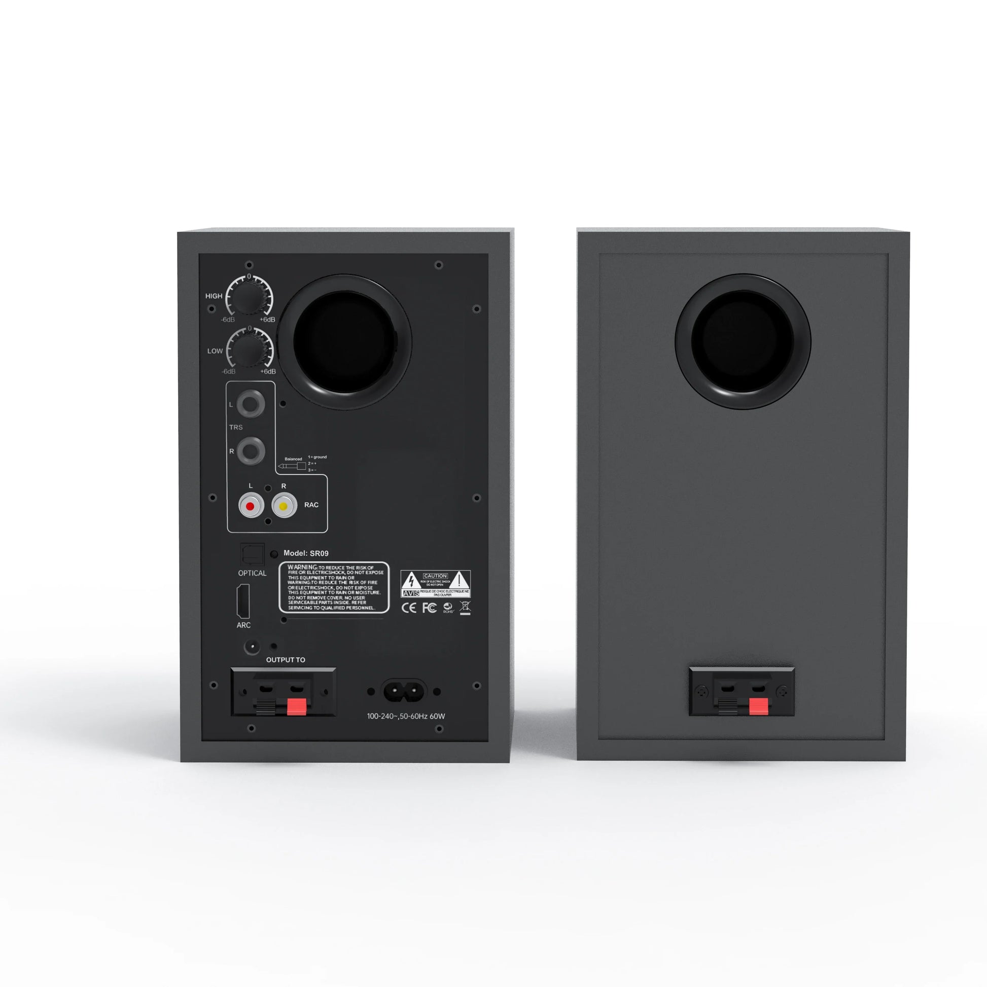 KTX-942163 60W Fiberglass Woofer Speaker with Super Bass and Crystal Sound for Studio Monitoring and Bluetooth Connectivity
