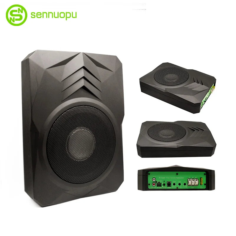 KTX-007699 Sundown Audio Slim Under Seat Active Subwoofer with Built-in Amplifier for Car and Truck