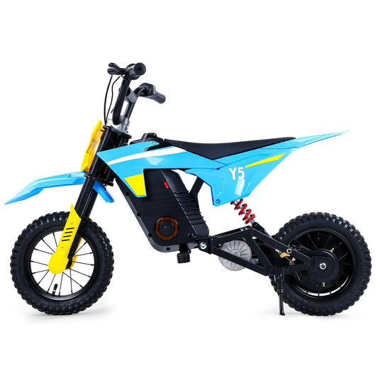 Electric Off-Road Mini Motorcycle for Kids - 250W Motor, Max Speed 23 km/h, Steel & ABS Construction